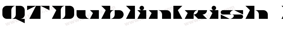 QTDublinIrish Regular字体转换